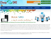 Tablet Screenshot of cheapbulksms.net